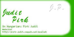 judit pirk business card